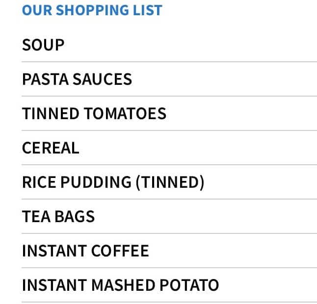 Here are some things to consider when donating to your local Food Bank during reverse advent this year.