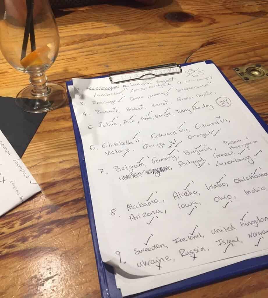 If you follow me on any social media, you might have noticed that I attend a monthly quiz night. I usually mention it as it's my absolute favourite night out