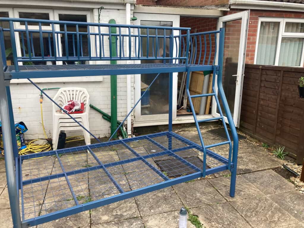 Repainting An Old Metal Bed